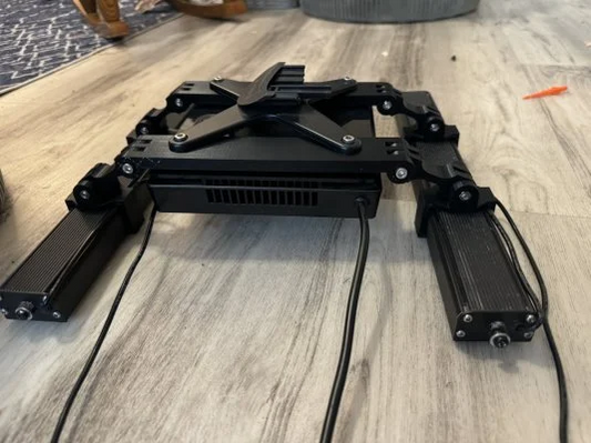 Radion to LED bar articulating mount